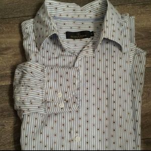 Bugatchi Uomo Button Front Shirt Medium